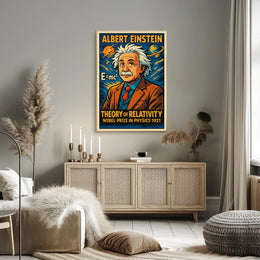 Albert Einstein Theory Of Relativity Poster