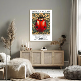 William Morris Cotton Prints Exhibition Poster