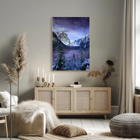 Yosemite Valley Winter Serenity National Park Poster