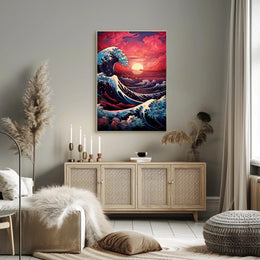Waves Of Color Poster PosterGoat