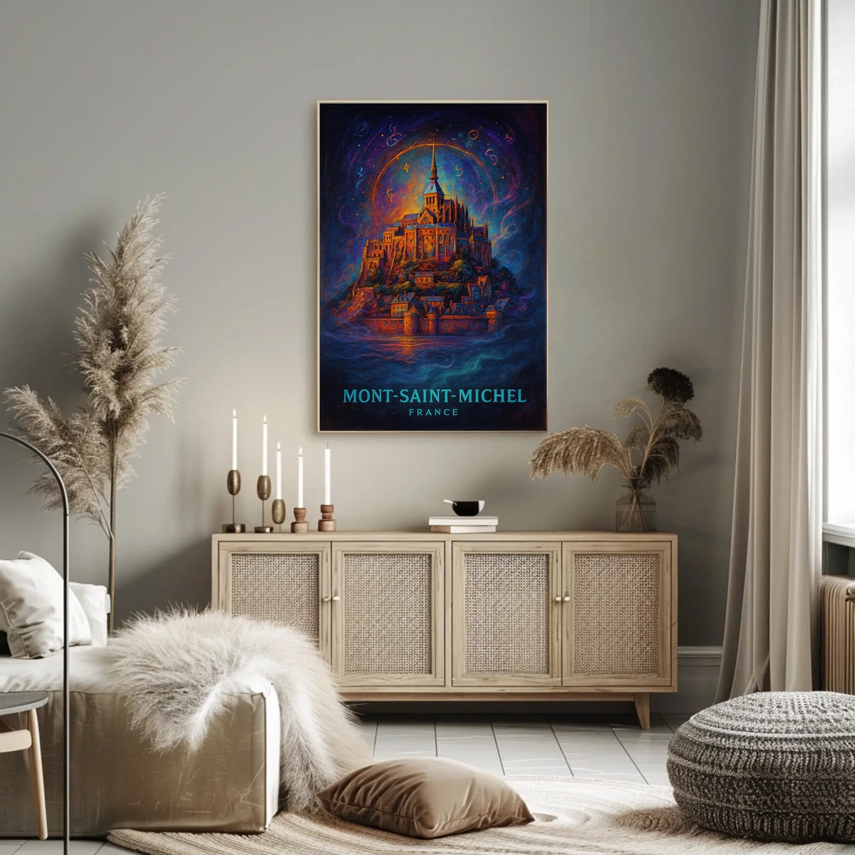 Mont-Saint-Michel France Poster