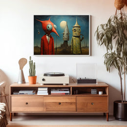 Surreal Extraterrestrial Art: Fantasy or Mythology Poster