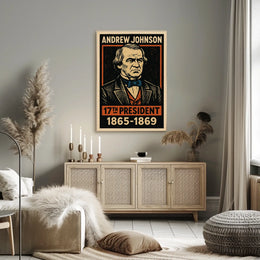 Andrew Johnson 17th President Poster