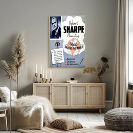 Magic Show Vintage Poster Featuring Robert Sharpe Cultural or Heritage Poster