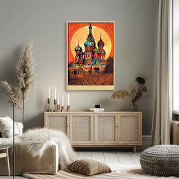 Vibrant Russian Architecture Poster