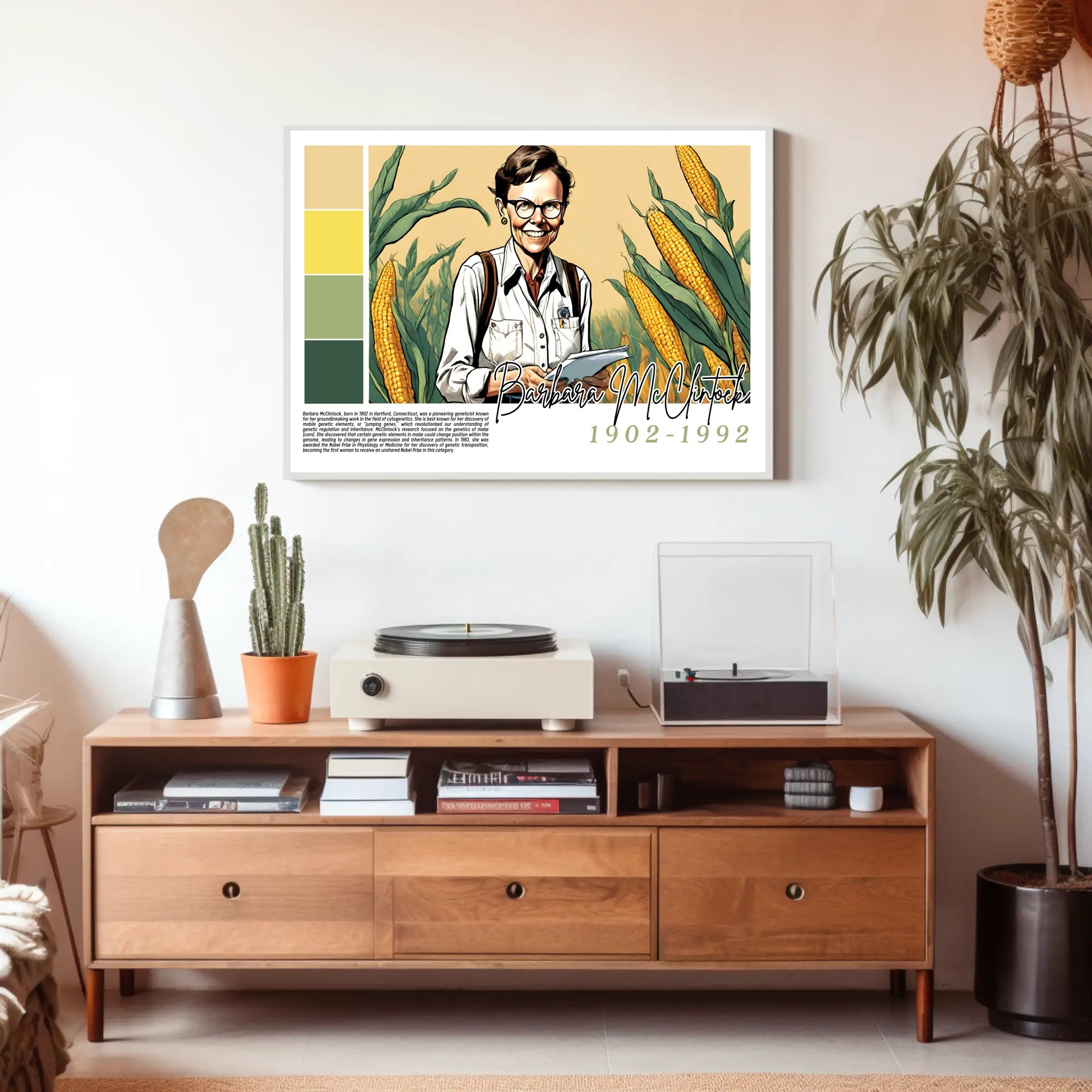 Tribute to a Genetic Pioneer Poster