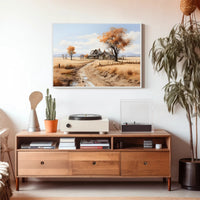 Autumn Serenity in the Countryside Poster