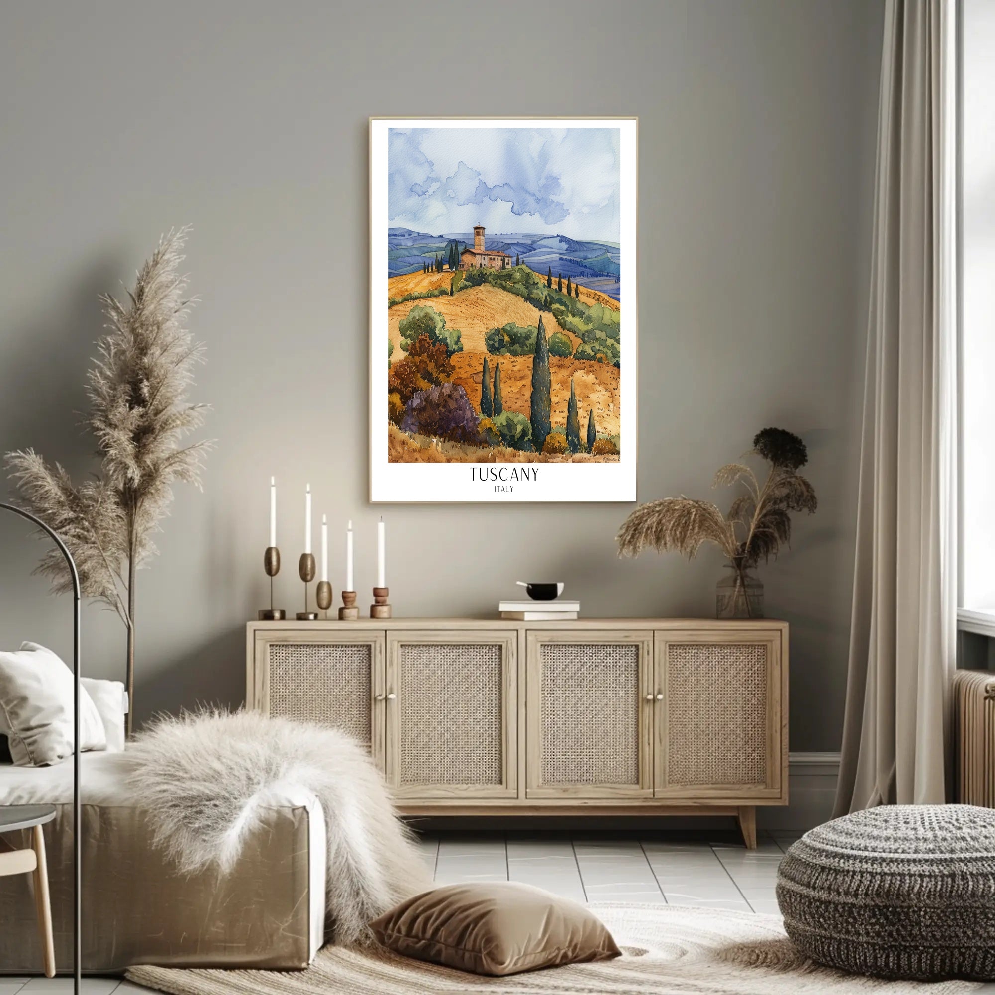 Tuscany Landscape Poster PosterGoat