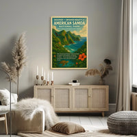 Discover Untamed Beauty American Samoa National Park Poster