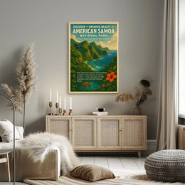 Discover Untamed Beauty American Samoa National Park Poster