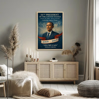 Barack Obama Leadership Change Presidency Poster