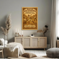 Boston Red Stockings – Champions of the National Game Poster PosterGoat
