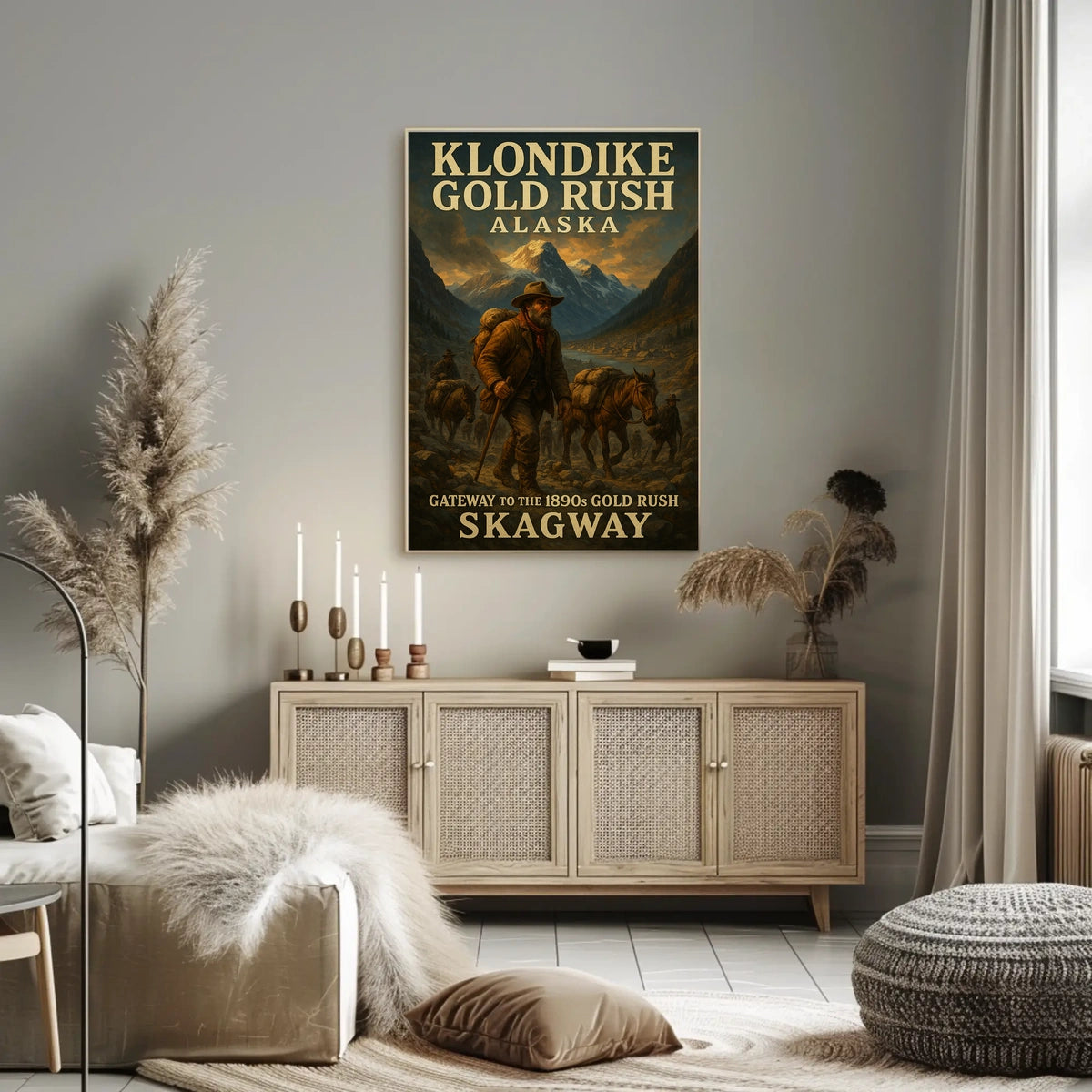 Klondike Gold Rush Gateway To The Poster