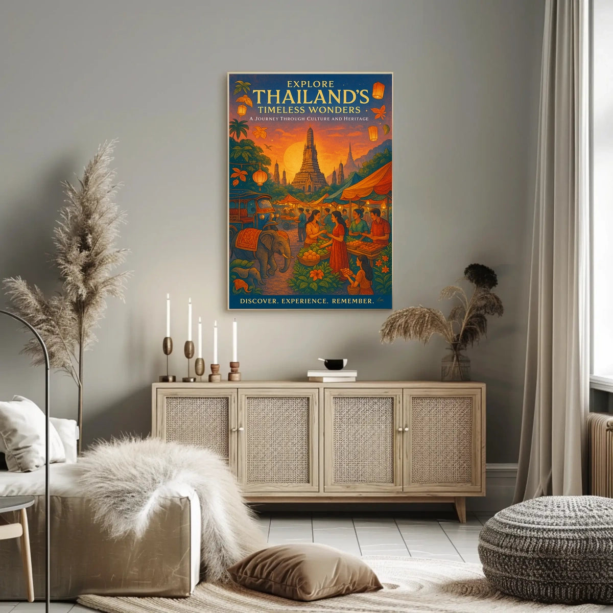 Explore Thailands Timeless Wonders Poster
