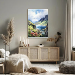 Tranquil Highland Landscape Poster PosterGoat