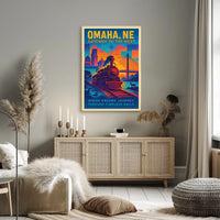 Omaha, NE Gateway to the West Poster