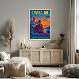 Omaha, NE Gateway to the West Poster