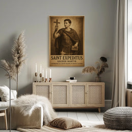 Saint Expeditus Soldier Martyr Poster