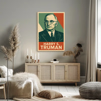 Harry S Truman Realism Photography Patriotic Poster