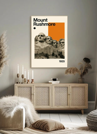 Mount Rushmore Landmark Art Print: Historical or Presidential Poster