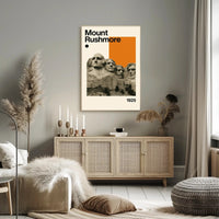 Mount Rushmore Landmark Art Print: Historical or Presidential Poster