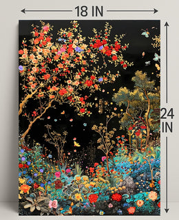 Enchanting Garden Scene: Cultural or Heritage Poster