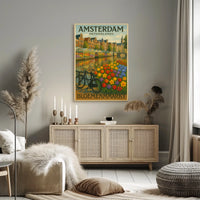 Amsterdam Bloemenmarkt Poster