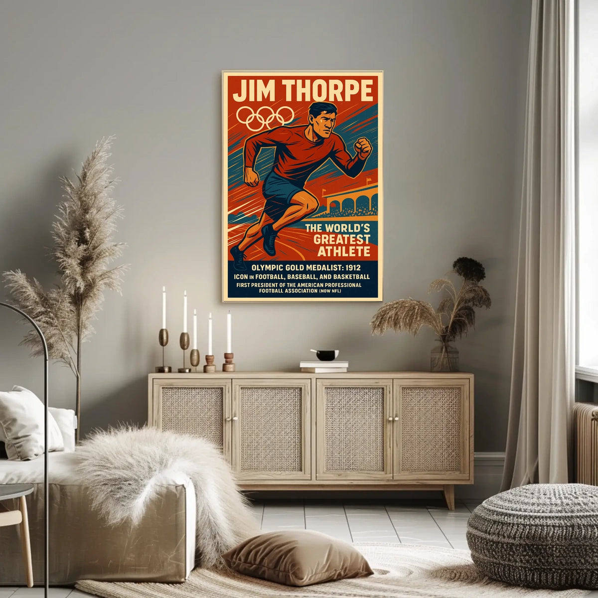 Celebrating Jim Thorpe Worlds Greatest Athlete Jim Thorpe Poster