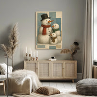 Winter Wonderland Snowmen Poster