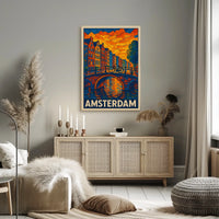 Amsterdam City Of Canals Poster