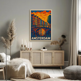 Amsterdam City Of Canals Poster