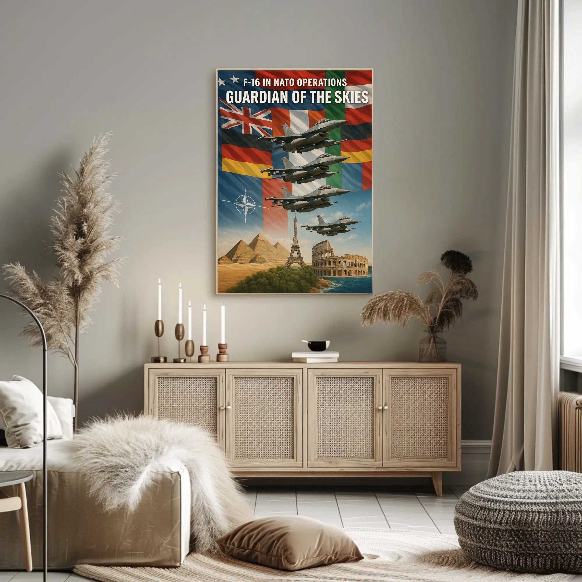 Guardian of the Skies Art Print Poster Decor PosterGoat