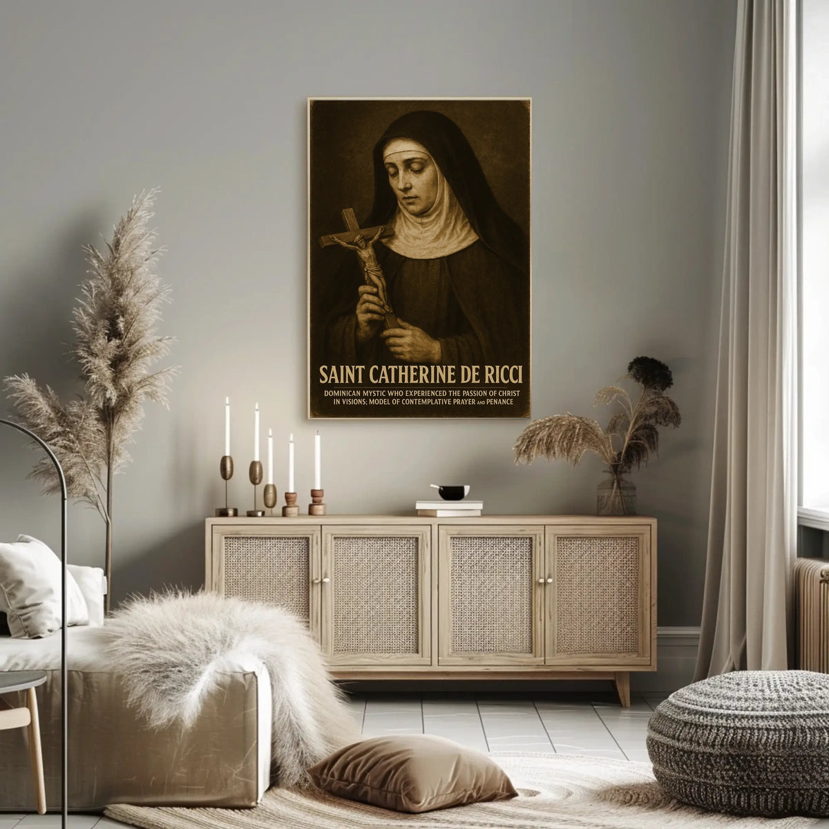Saint Catherine De Ricci Poster