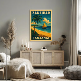 Zanzibar Travel Poster