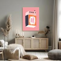 Perfect Match Graphic Art Poster - Artistic Poster PosterGoat