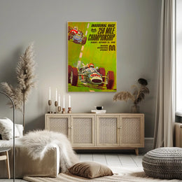Inaugural 250 Mile Championship Race Poster