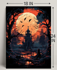 Haunted Mansion Under The Blood Moon Poster