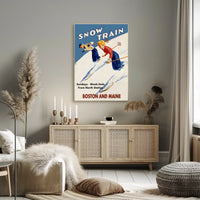 Snow Train Adventure Poster