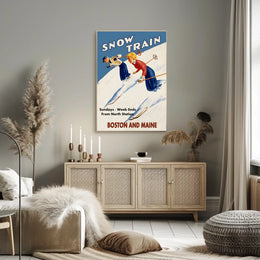 Snow Train Adventure Poster