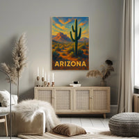 Arizona Desert Landscape Poster