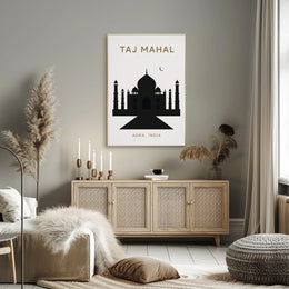 Taj Mahal Agra, India Poster PosterGoat