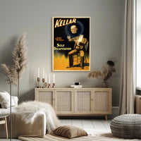 Magic Illusion Vintage Poster for Theatrical Mystery Lovers