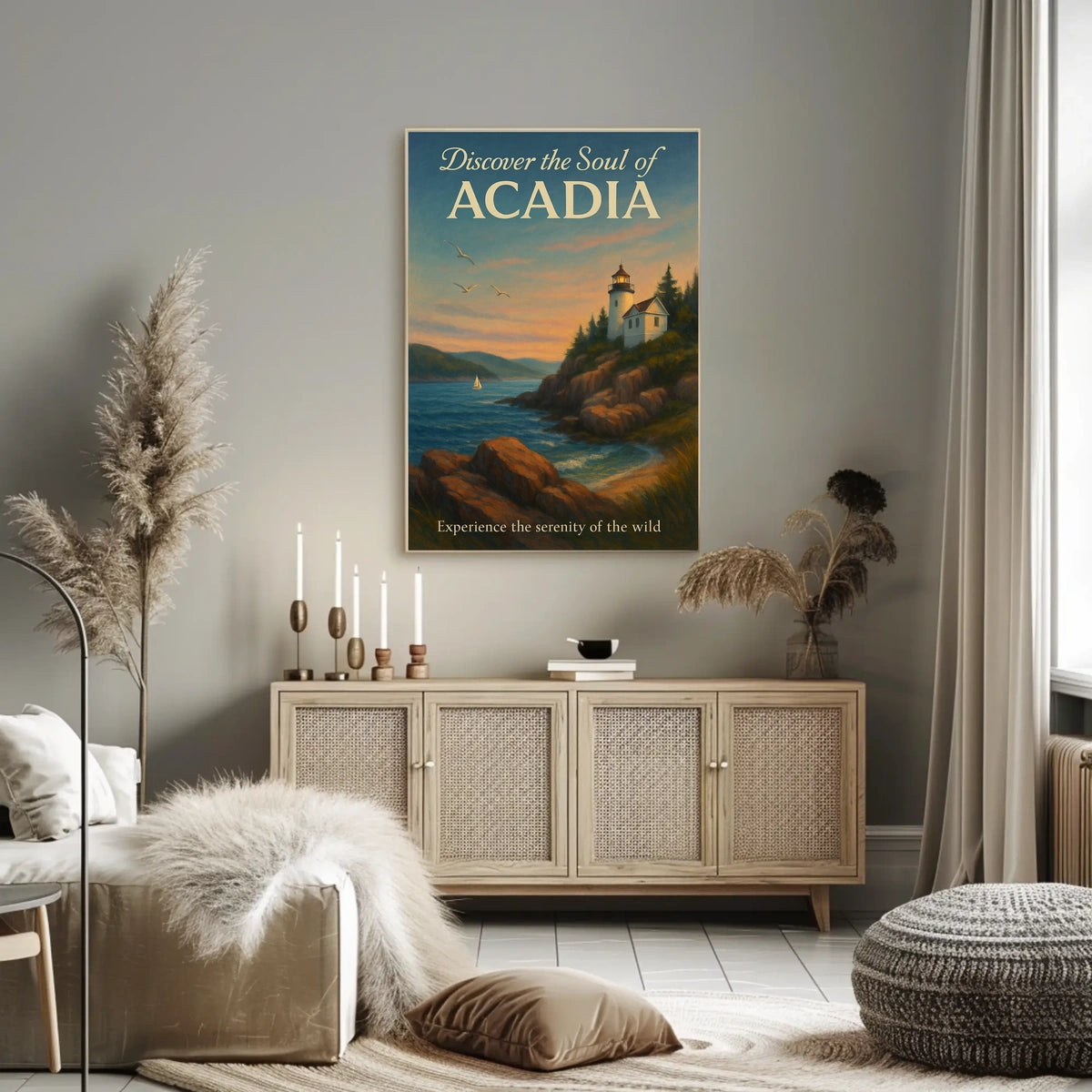 Discover the Soul of Acadia Poster