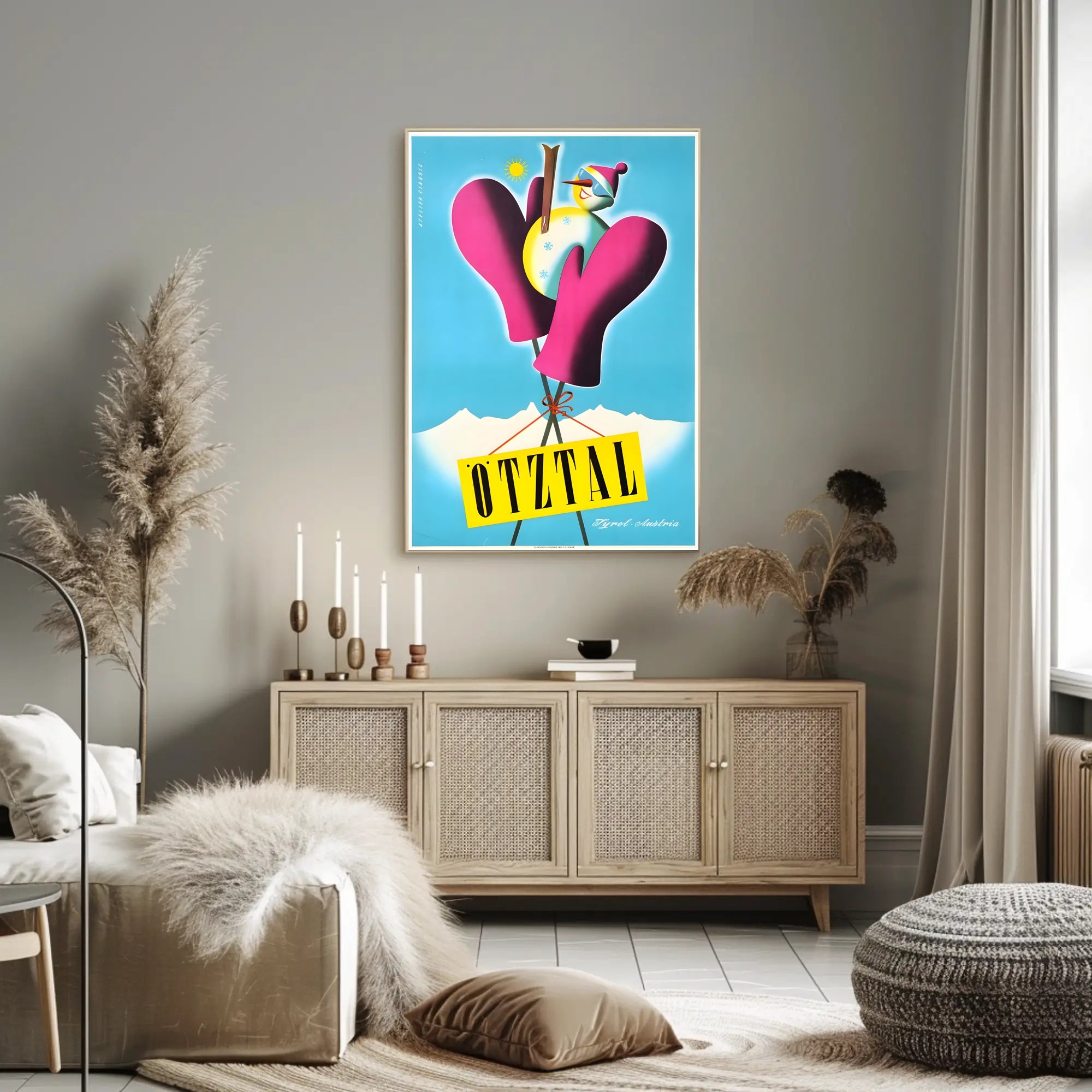 Ötztal Winter Wonderland Poster PosterGoat