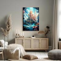 Enchanted Castle By The Sea Poster