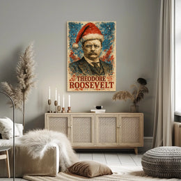 Theodore Roosevelt 26th President of the United States Christmas SeriesPoster
