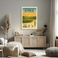Iowa Land of Endless Horizons Poster