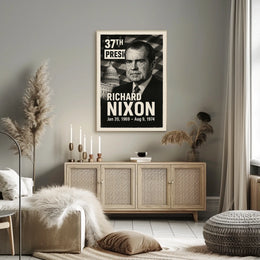 Richard Nixon 37th President of the United States Digital Montaje Poster