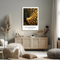 William Morris Peacock Design Cultural or Heritage Poster