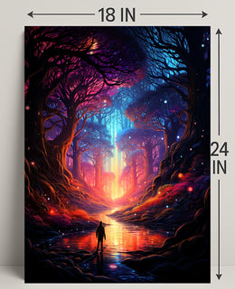 Enchanted Forest Journey Poster